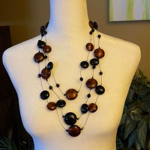 Black and Brown Necklace